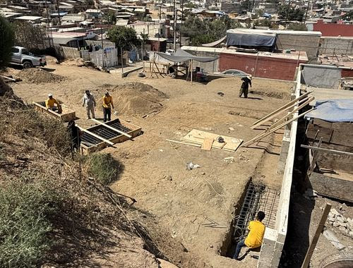 Build an Entire School Classroom for Our School in Mexico 7 Footings, ready to pour