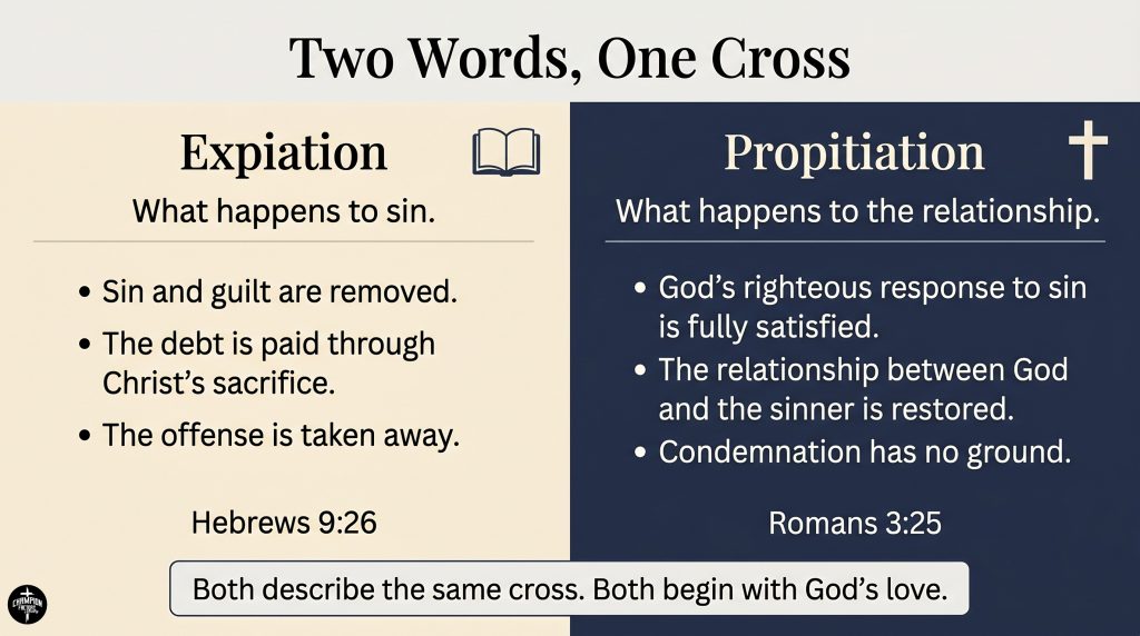What Propitiation Means in the Bible and Why It Matters 3 Propitiation vs. Expiation Side by Side