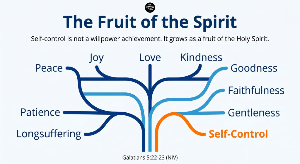 What the Bible Says About Gluttony and Self-Control 2 The 9 Fruits of the Spirit With Self-Control Highlighted
