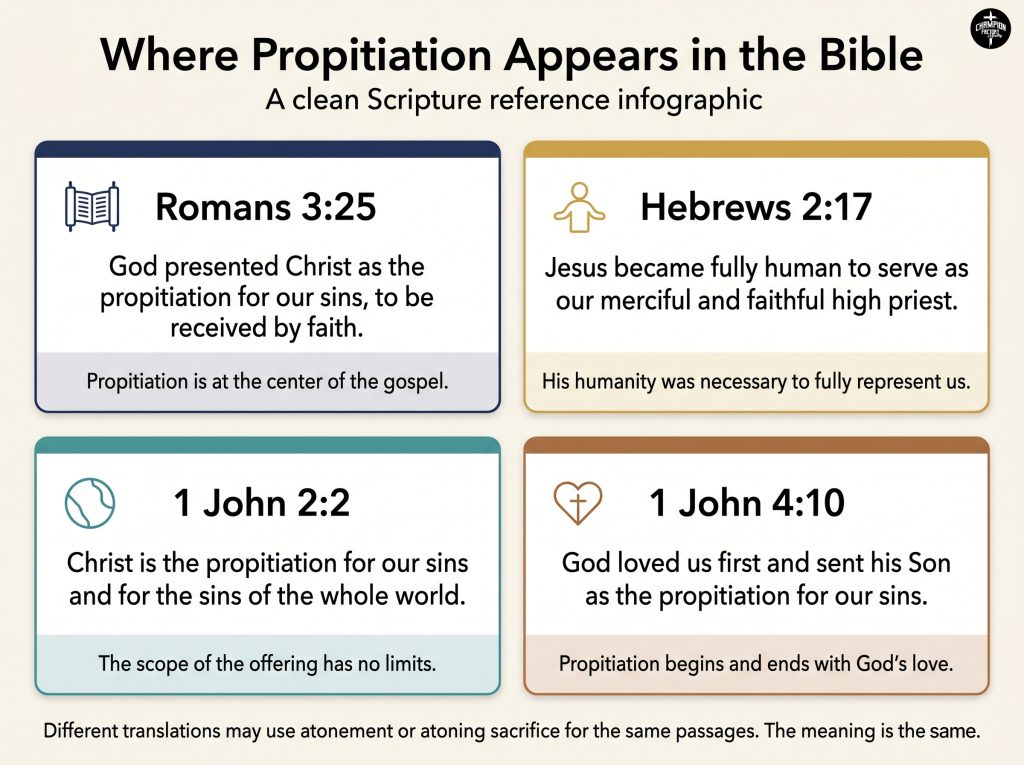 What Propitiation Means in the Bible and Why It Matters 2 The Four Propitiation Passages at a Glance