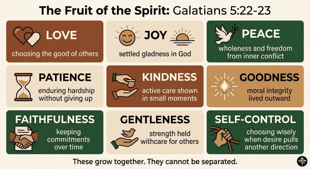 Biblical Virtues and Vices Explained for Everyday Christian Living 2 The Fruit of the Spirit at a Glance