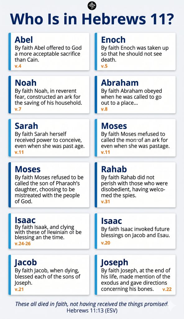 Hebrews 11 Explained and What Biblical Faith Really Means 2 The People of Hebrews 11 at a Glance