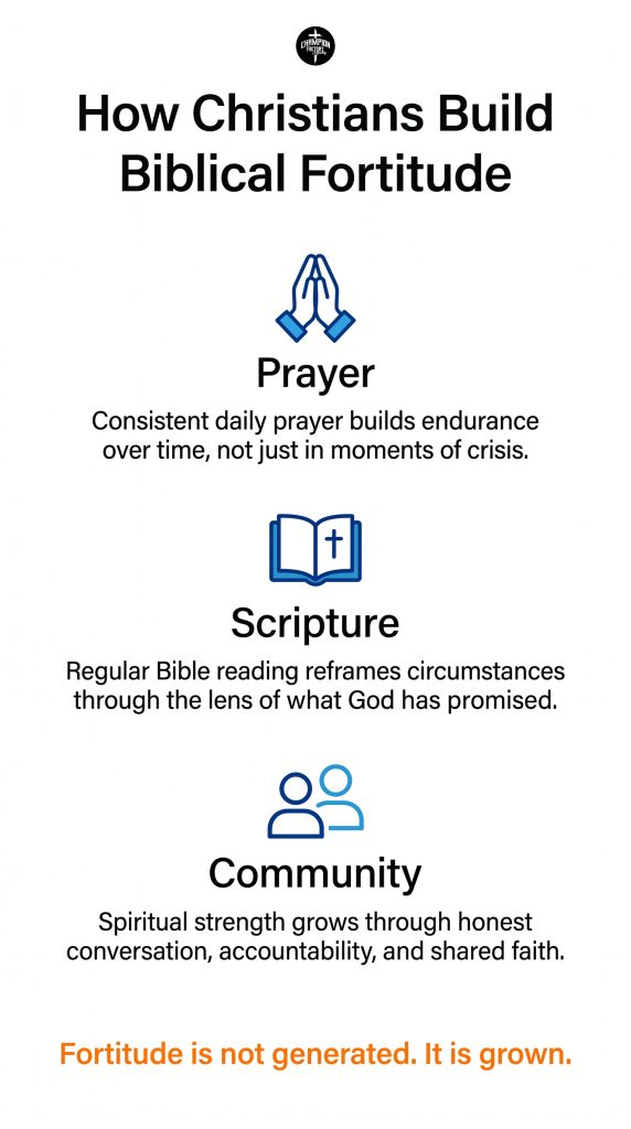 Biblical Fortitude and How Christians Build Spiritual Strength 1 The Three Pillars of Spiritual Strength