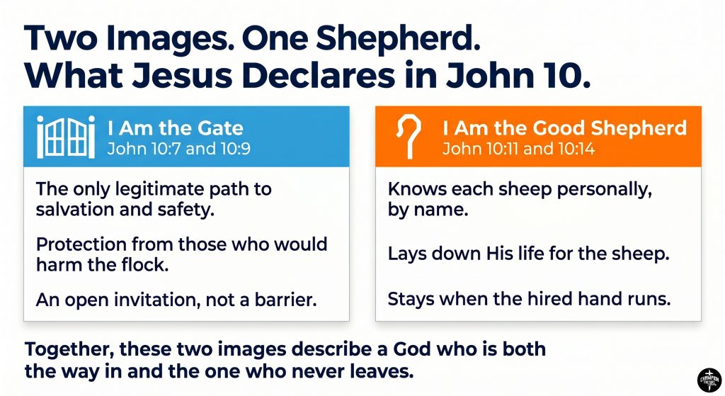 John 10 Explained and What It Means for Believers Today 1 The Two _I Am_ Statements in John 10