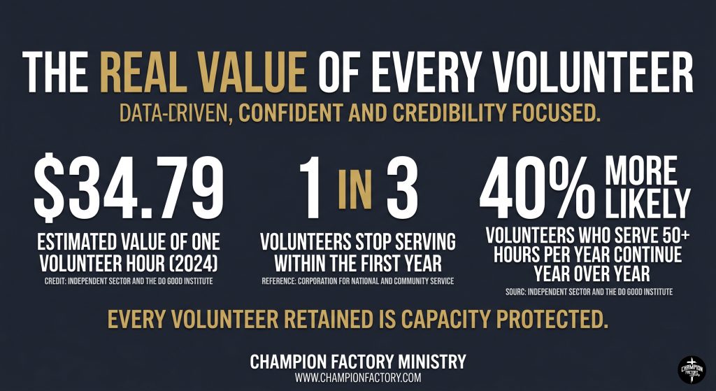 The Ultimate Guide to Volunteer Onboarding for Ministry Leaders 3 The volunteer value breakdown
