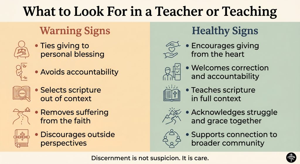 How to Recognize False Teaching in Modern Christianity 2 Warning Signs vs. Healthy Signs Side-by-Side Comparison