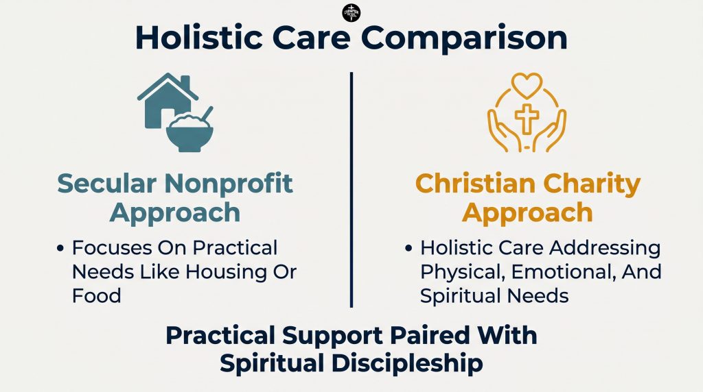 How Christian Charity Organizations Differ From Secular Nonprofits and Why It Matters 1 Holistic Care Comparison