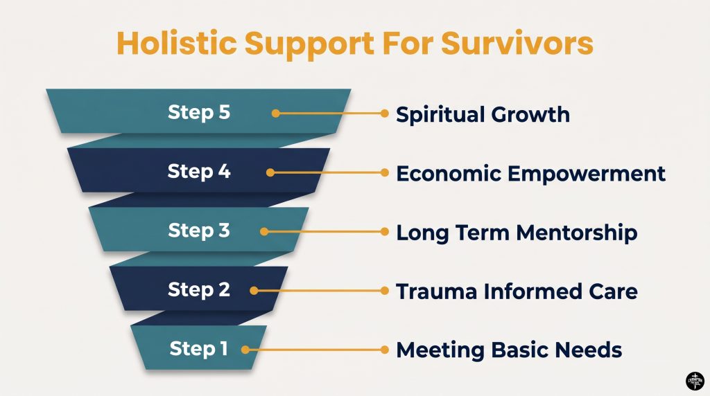 Rescue and Recovery Ministry: How Faith-Based Programs Support Human Trafficking Survivors 2 Holistic Continuum of Care