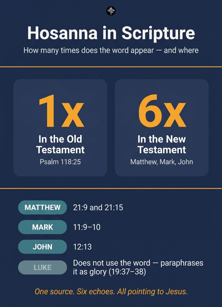 What Hosanna Means in the Bible and Why It Matters 3 Hosanna's Biblical Footprint
