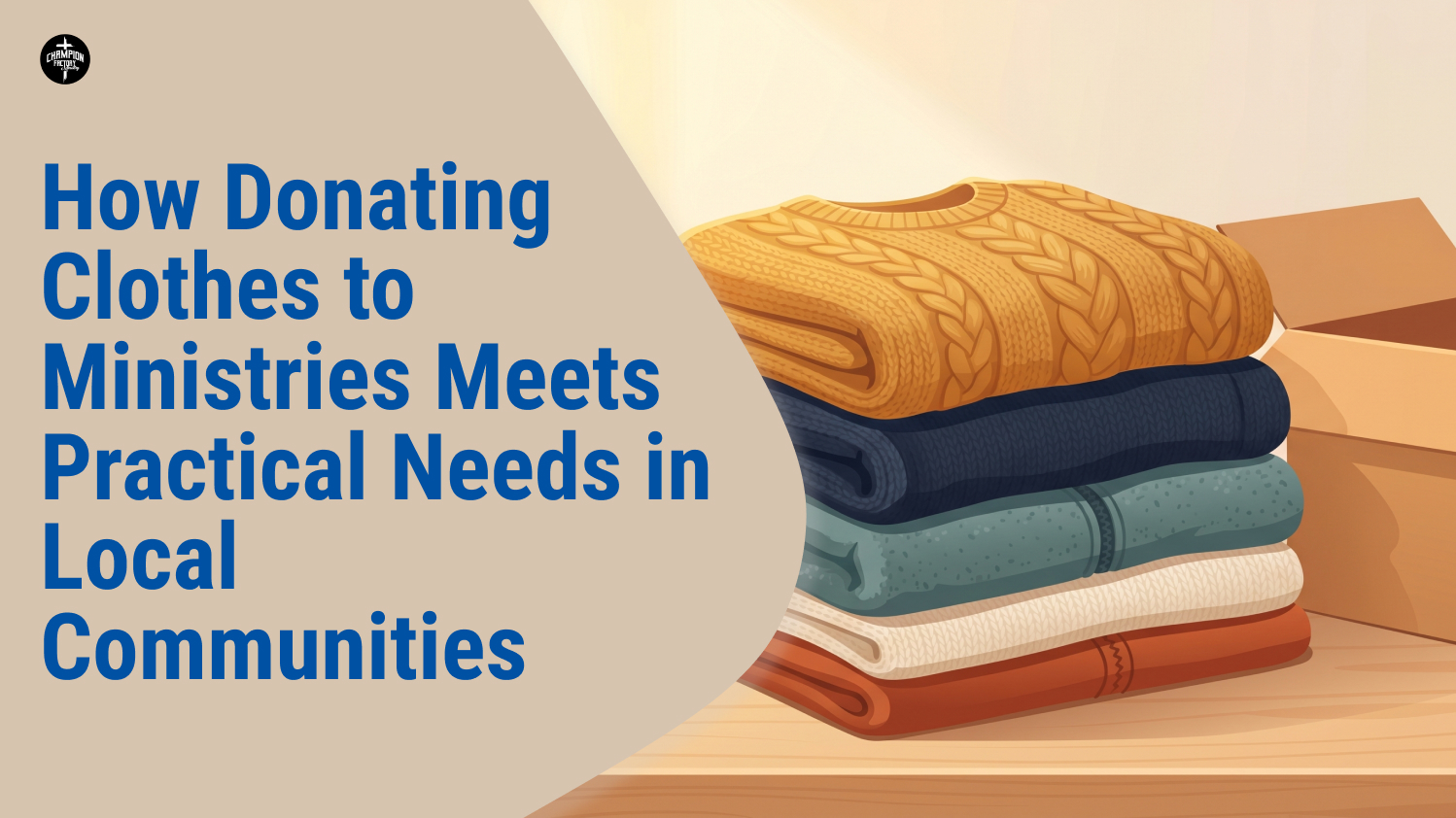 How Donating Clothes to Ministries Meets Practical Needs in Communities