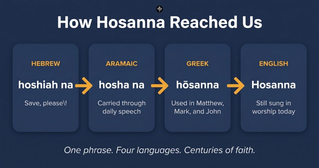 What Hosanna Means in the Bible and Why It Matters 1 How Hosanna Traveled Across Languages