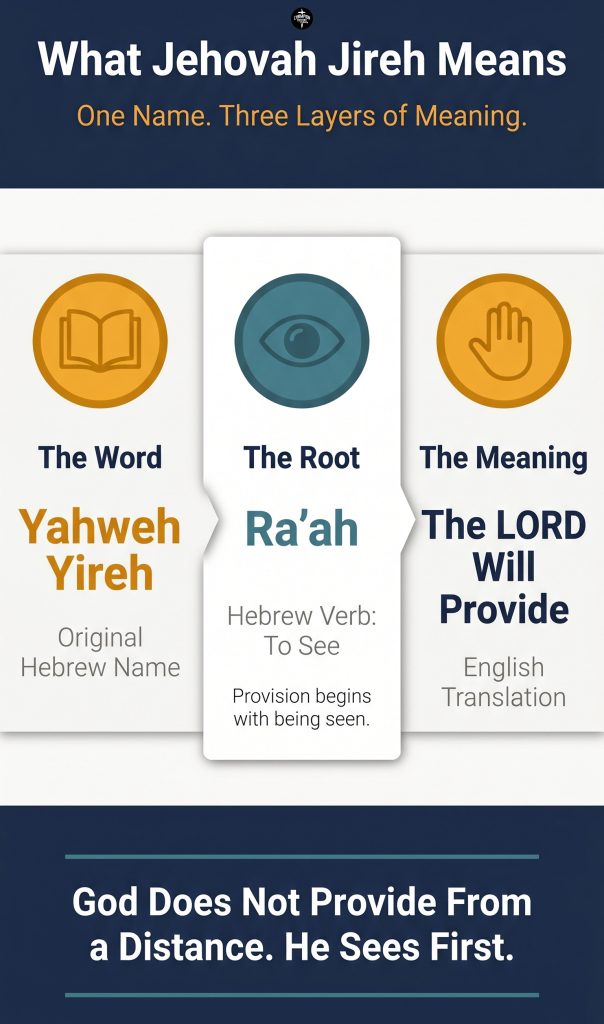 What Jehovah Jireh Means in the Bible and Why It Matters 1 The Meaning of Jehovah Jireh — From Hebrew to English