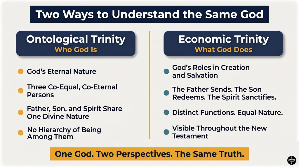 Ontological vs Economic Trinity Explained in Simple Terms 1 Two Ways to Understand the Same God