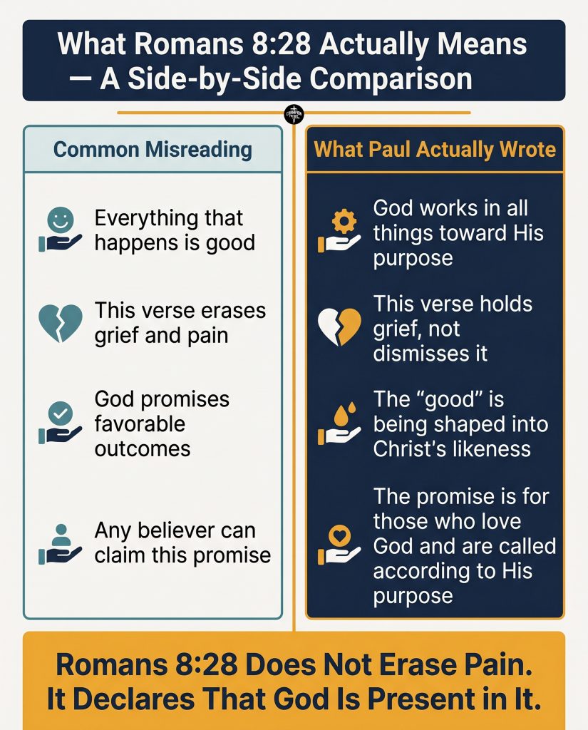 Romans 8 Explained and What It Means for Believers Today 3 What Romans 8_28 Actually Means — A Side-by-Side Comparison