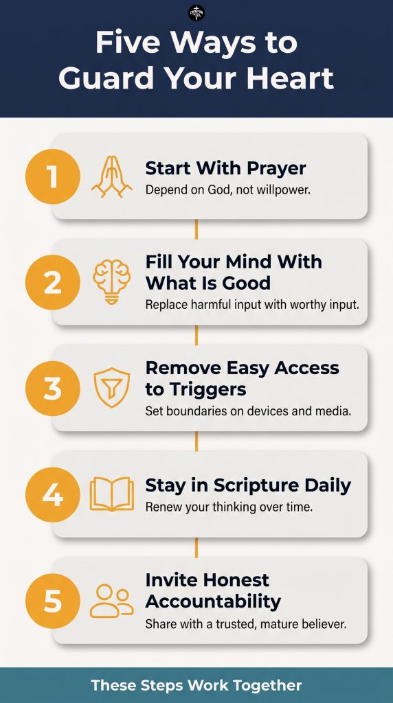 What the Bible Says About Lust and How Christians Can Guard Their Hearts 2 Five Practical Steps to Guard Your Heart