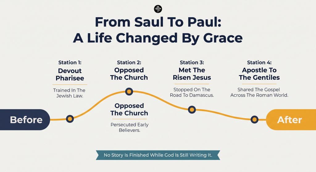 Who the Apostle Paul Was and 5 Key Things Christians Should Know 3 From Saul To Paul, A Journey Of Grace