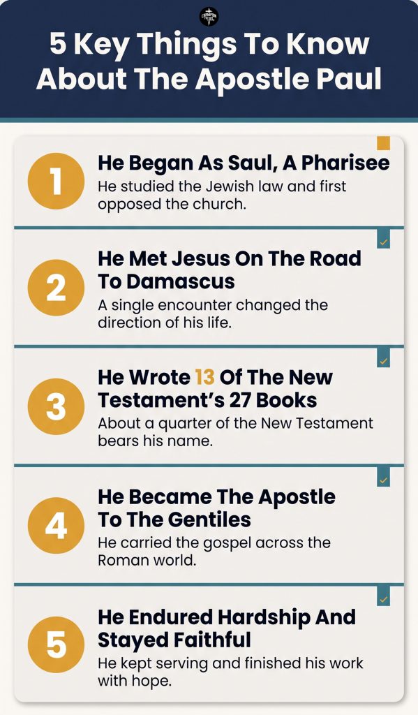 Who the Apostle Paul Was and 5 Key Things Christians Should Know 1 The Five Key Things To Know About Paul