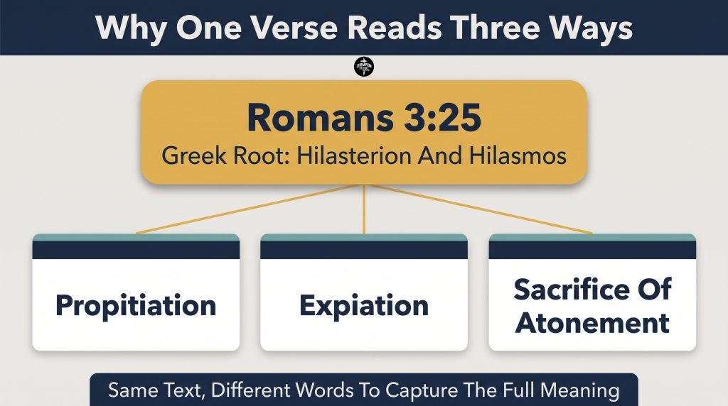 Expiation and Propitiation Explained for Good Friday 3 Why One Verse Reads Three Ways