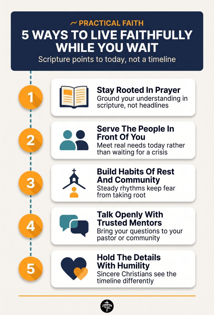 Are We Living in the End Times? What the Bible Actually Says 3 5 Ways To Live Faithfully While You Wait