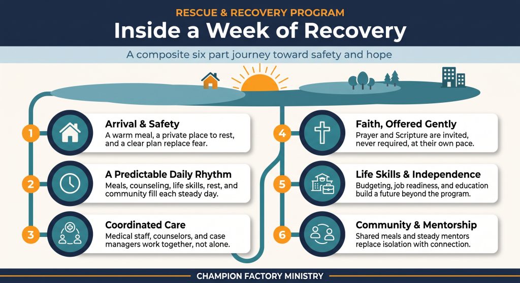 Inside a Week of CFM's Rescue & Recovery Program 1 Inside a Week of Recovery