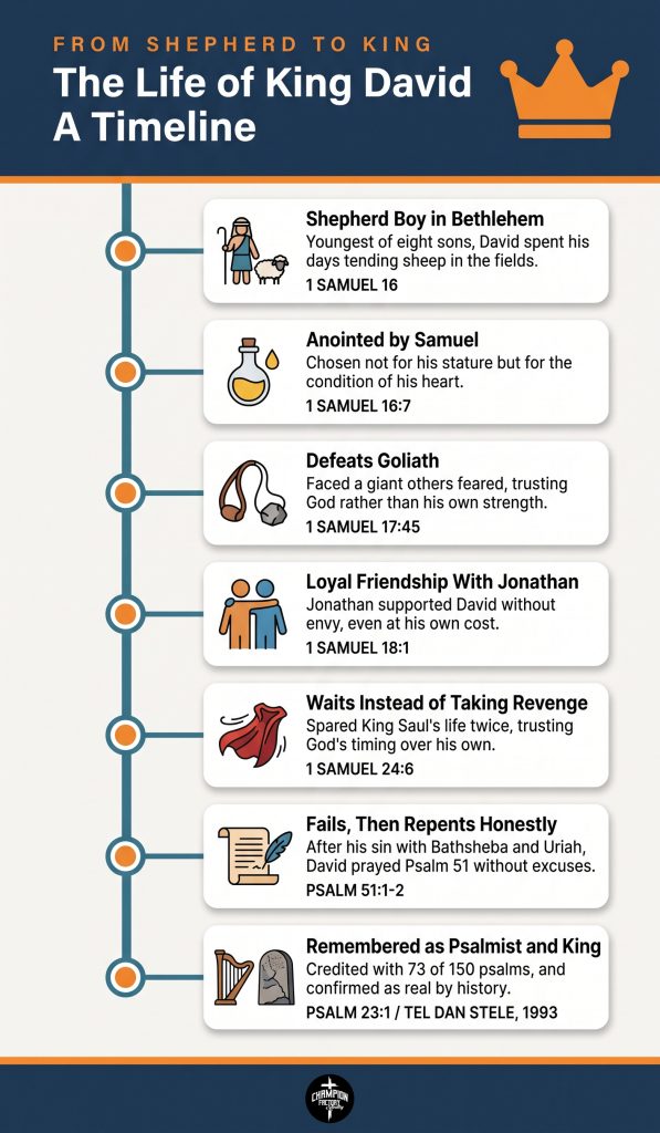 Who King David Was and What Christians Can Learn From His Life 1 The Life of King David_ A Timeline