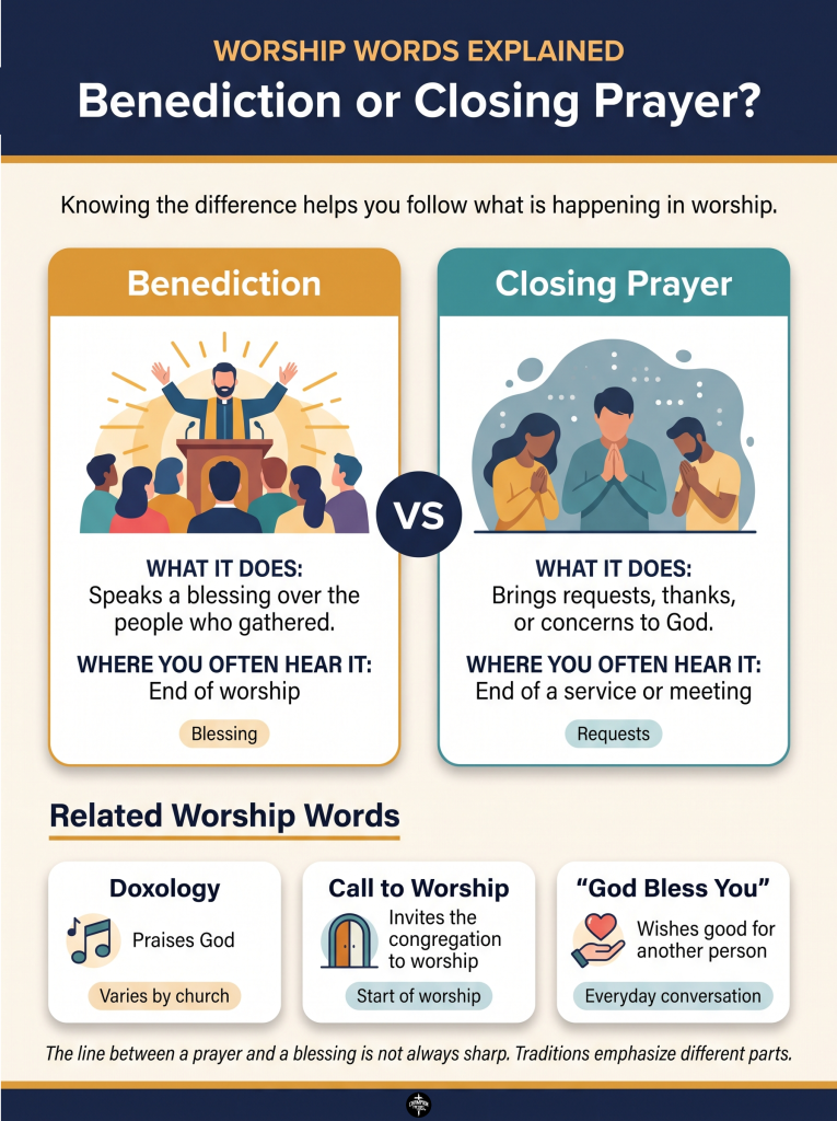 What a Benediction Is and Why It Matters in Christian Worship 2 Benediction or Closing Prayer_