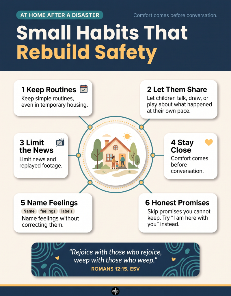 How to Recognize Trauma in a Child After a Disaster: A Faith-Based Guide 2 Small Habits That Rebuild Safety at Home