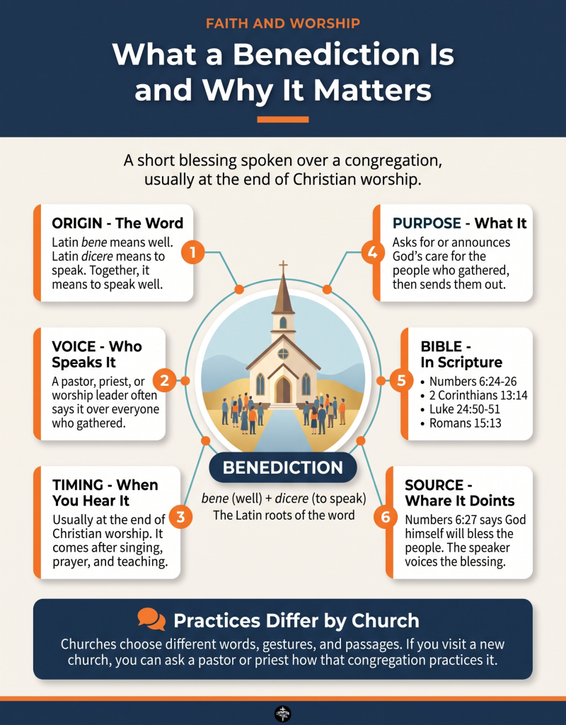 What a Benediction Is and Why It Matters in Christian Worship 1 What a Benediction Is at a Glance